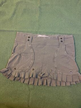 Super cute Nomads hemp Mini Skirt in Gray